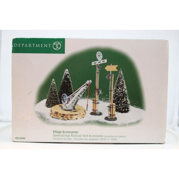 Dept 56 Dickens Village - Queensbridge Railroad Yard - Picture 1 of 8